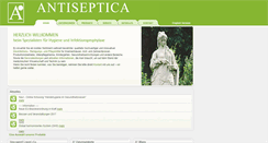 Desktop Screenshot of antiseptica.com